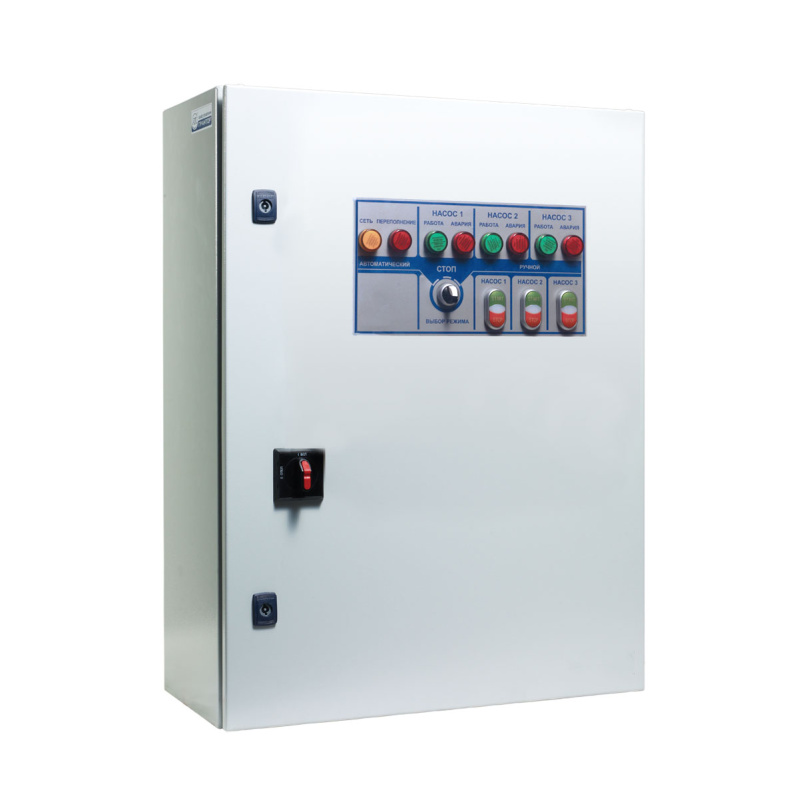 Шкафы управления АЛЬФАУМ АЛМ-ШУН 2 дренажными насосами, УПП